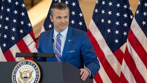 Ships will pass through Strait of Hormuz, Hegseth says