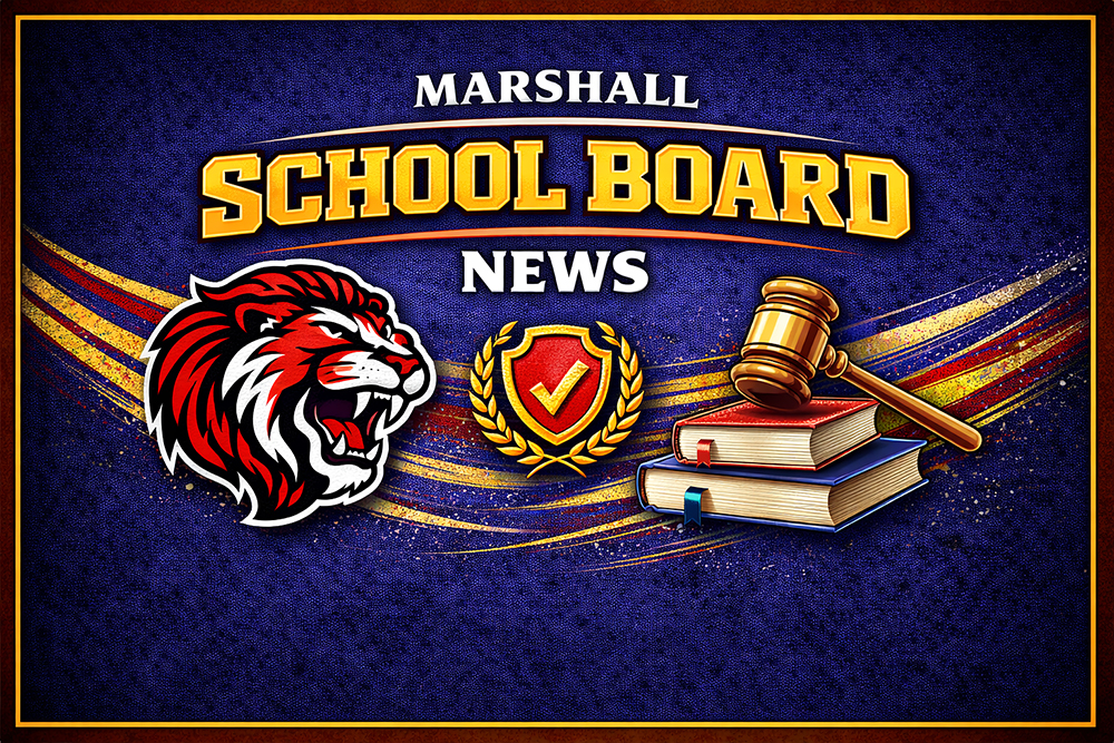 Marshall School Board News Graphic