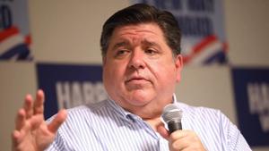 Pritzker says felon was unlucky to land in his back yard