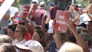 GOP focuses on Pritzker at state fair event